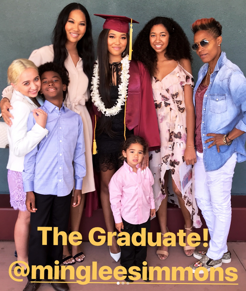 Kimora Lee Simmons Russell Simmons Celebrate Daughter Ming Lees